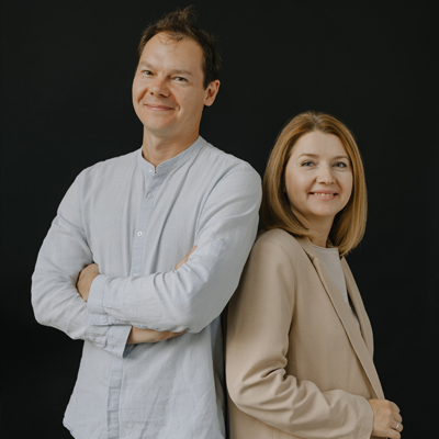 Марина Пенние и Роман Воронов